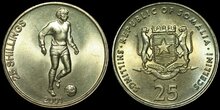 SOMALIA KM.103 - 25 Shillings 2001 UNC