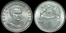 CHILE KM.197 - 1 Escudo 1972 AU