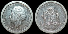 JAMAICA KM.163 - 5 Dollars 1995 UNC