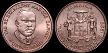 JAMAICA KM.167 - 25 Cents 1995 UNC