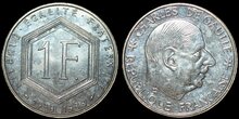 FRANCE KM.963 - 1 Franc 1988 Charles de Gaulle UNC