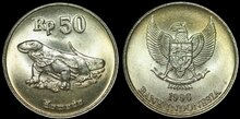 INDONESIA KM.52 - 50 Rupiah 1996 UNC