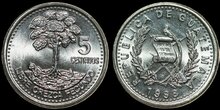 GUATEMALA KM.276 - 5 Centavos 1998 UNC