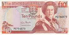 JERSEY P.28a - 10 Pounds ND 2000 UNC