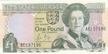JERSEY P.15a - 1 Pound ND 1989 UNC