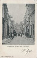 DEVENTER - De Engestraat met R. K. Kerk