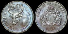 GAMBIA KM.58 - 50 Bututs 1998 UNC