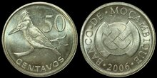 MOZAMBIQUE KM.136 - 50 Centavos 2006 UNC