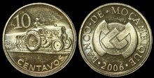 MOZAMBIQUE KM.134 - 10 Centavos 2006 UNC