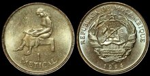 MOZAMBIQUE KM.115 - 1 Metical 1994 UNC