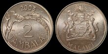 MALAWI KM.34a - 2 Tambala 2003 UNC