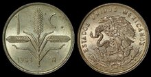MEXICO KM.417 - 1 Centavo 1968 UNC