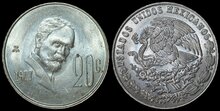 MEXICO KM.442 - 20 Centavos 1977 UNC