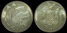 NAMIBIA KM.4 - 1 Dollar 2010 UNC