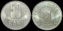 ROMANIA KM.192 - 50 Bani 2005 UNC