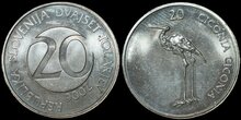SLOVENIA KM.51 - 20 Tolarjev 2006 UNC