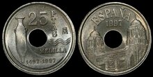 SPAIN KM.983 - 20 Pesetas 1997 Melila UNC