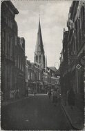 ALMELO - Grotestraat met St. George Kerk