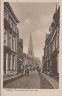 ALMELO - Groote straat met Kath. Kerk