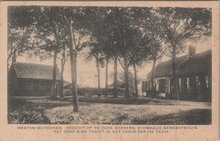 WESTEN-SCHOUWEN - Gezicht op de oude Herberg: Voormalig Gemeentehuis