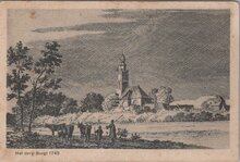 BURGH - Het Dorp Burgt 1745