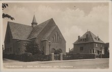 KRABBENDIJKE - Kerk met Pastorie der Gemeente
