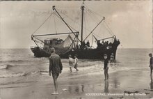KOUDEKERKE - Vissersboot op de Schelde