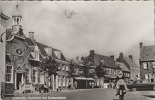 DOMBURG - Ooststraat met Gemeentehuis