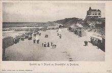 DOMBURG - Gezicht op 't Strand en Strandhotel te Domburg