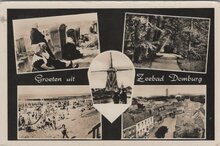 DOMBURG - Meerluik Groeten uit Zeebad Domburg