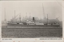 NEDERLAND - M.S. Kota Inten. Koninklijke Rotterdamsche Lloyd