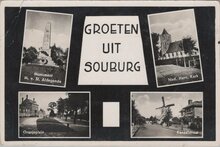SOUBURG - Meerluik Groeten uit Souburg