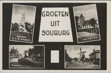 SOUBURG - Meerluik Groeten uit Souburg
