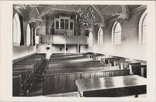 OOSTKAPELLE - Interieur Hervormde Kerk van Oostkapelle na de Restauratie