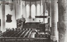 ST. MAARTENSDIJK - Interieur Ned. Herv. Kerk