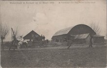 ZEELAND - Watervloed in Zeeland op 12 Maart 1906. 2e Boerderij in den Eng.-Polder na den vloed