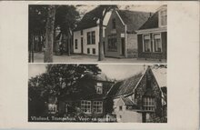 VLIELAND - Trompshuis, Voor en achterzijde