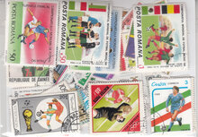 Soccer, Football Stamps Collection - 100 Different Stamps