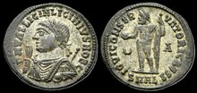 Licinius II. Caesar, AD 317-324. Æ Follis 18mm, 3.45 g. Alexandria Jupiter