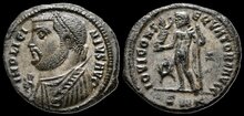 Licinius I. AD 308-324. Æ Follis 20mm, 3.45 g. Cyzicus