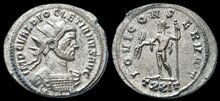 Diocletian. AD 284-305. Antoninianus 24mm, 3.67 g. Ticinum Jupiter