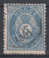 Norway 1877. 5ore. SG 52 USED