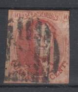 Belgium 1861. 40c. SG 15 USED
