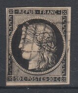 France 1849. 20c. YT 3 USED