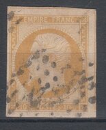 France 1860. 10c. YT 13B II USED