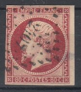 France 1854. 80c. YT 17A USED