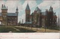 HAARZUILEN-Kasteel-Ter-Haar-Kasteel-Ter-Haar-Achterzijde-met-Kerk