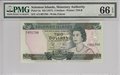 SOLOMON ISLANDS P.5a - 2 Dollars ND1977 PMG 66 EPQ