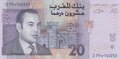 MOROCCO-P.68-20-Dirhams-2005-UNC