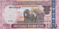 RWANDA-P.37-5000-Francs-2009-UNC